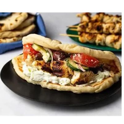 Souvlaki on a Pita