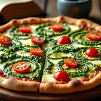 Pesto Romano Pizza
