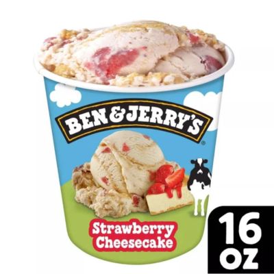 Ben & Jerry's Non Dairy Strawberry Cheesecake 473Ml