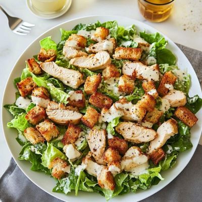 Cesar salad with chicken.(Large)