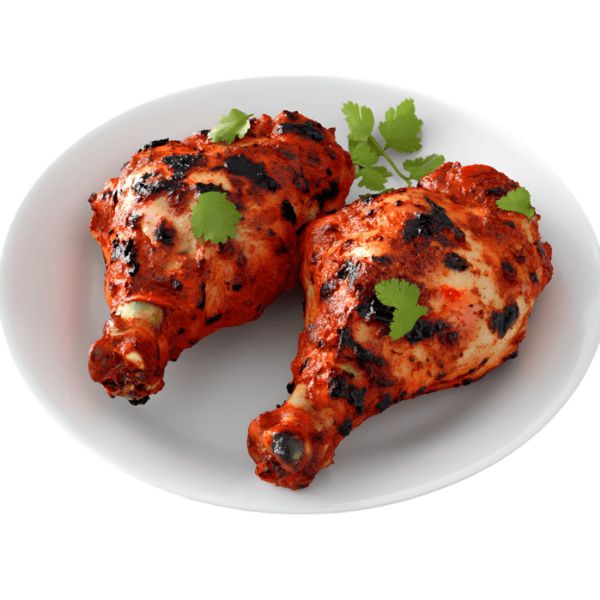 2 Tandoori Chicken(Leg)