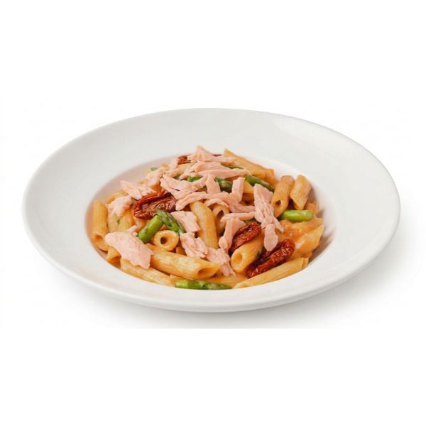 Penne salmon