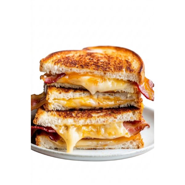 Grilled Cheese and Bacon Sandwich
