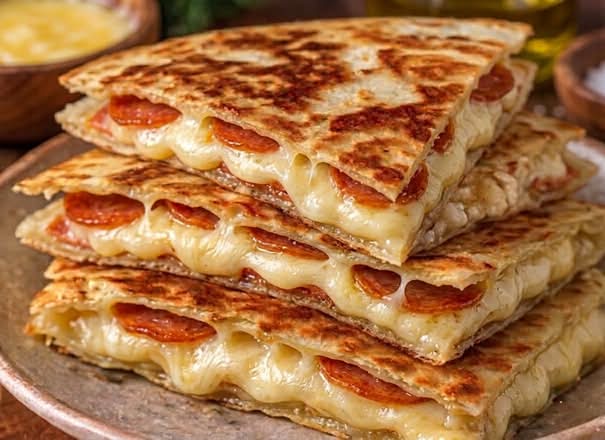 Pepperoni Quesadillas